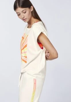 Chiemsee TANK SONNEN LOGO MOTIV - T-Shirt Print - Star White -Chiemsee 1567347854a74062b0c698b860893b73