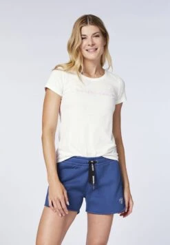 Chiemsee MIT RUNDHALSAUSSCHNITT - T-Shirt Print - Star White