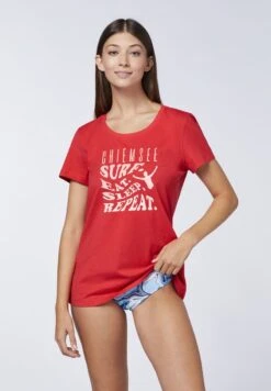 Chiemsee MIT SCHRIFTZUG - T-Shirt Print - Bittersweet