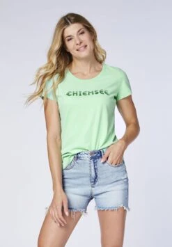 Chiemsee MIT RUNDHALSAUSSCHNITT - T-Shirt Print - Neptune Green