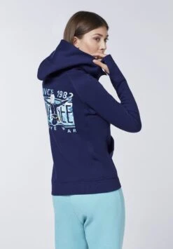 Chiemsee MIT PRINT - Sweatjacke - Medieval Blue