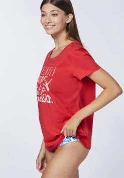 Chiemsee MIT SCHRIFTZUG - T-Shirt Print - Bittersweet -Chiemsee 96c45f8c3e5448a697ad6fa801a9b05b