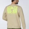Chiemsee MIT RUNDHALSAUSSCHNITT - Sweatshirt - Oxford Tan