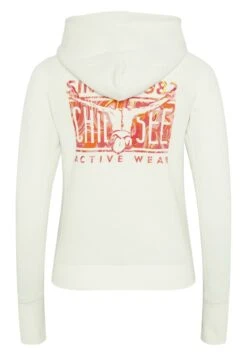 Chiemsee MIT PRINT - Sweatjacke - Star White -Chiemsee a87b24d6ffef487da7690dac827851d6