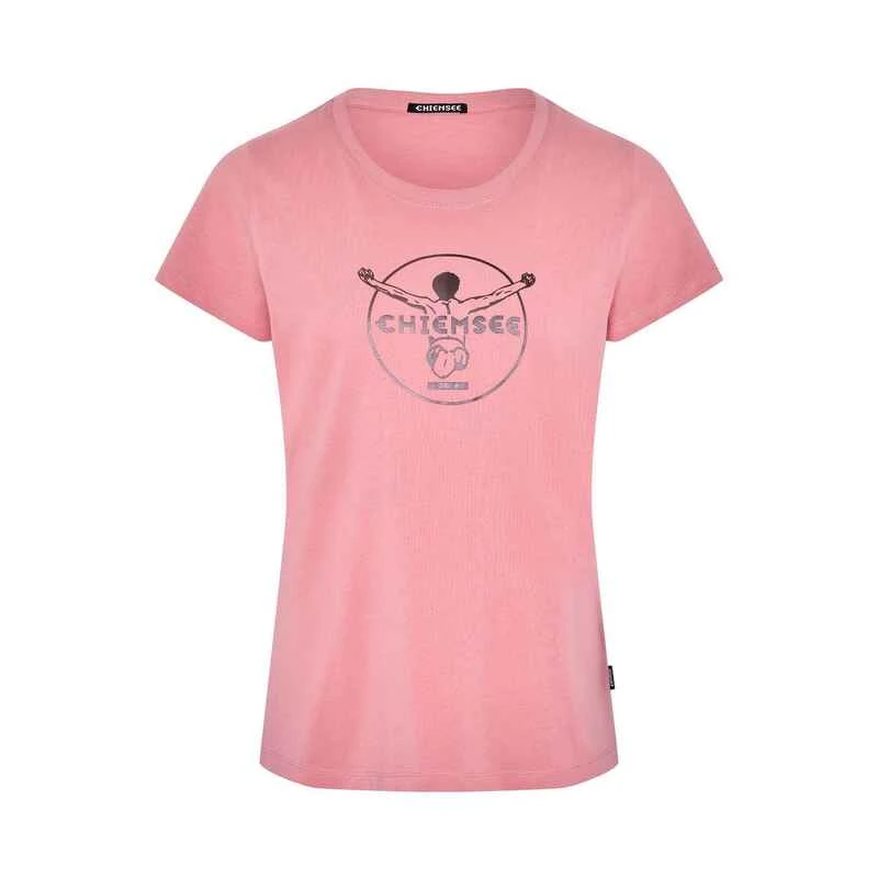 CHIEMSEE Damen T-Shirt - Taormina, Shirt, Baumwolle, Rundhals, Logo, Kurz, 3 CHIEMSEE Damen T-Shirt - Taormina, Shirt, Baumwolle, Rundhals, Logo, Kurz, – Bild 3