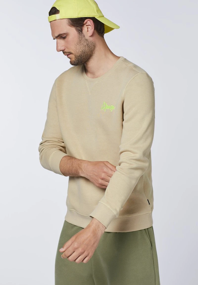 Chiemsee MIT RUNDHALSAUSSCHNITT - Sweatshirt - Oxford Tan 4 Chiemsee MIT RUNDHALSAUSSCHNITT - Sweatshirt - Oxford Tan – Bild 4