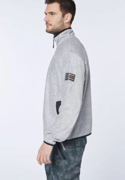 Chiemsee MIT KRAGEN UND ZIPPER - Fleecepullover - Medium Melange 9 Chiemsee MIT KRAGEN UND ZIPPER - Fleecepullover - Medium Melange -Chiemsee fc95a800b90a49309292630a672d7aa4