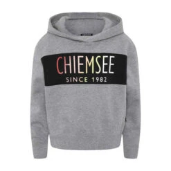 Chiemsee Kapuzensweatshirt Mit Label-Schriftzug Im Farbverlauf