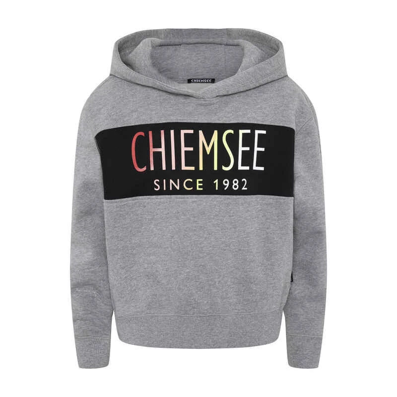 Chiemsee Kapuzensweatshirt Mit Label-Schriftzug Im Farbverlauf 1 Chiemsee Kapuzensweatshirt Mit Label-Schriftzug Im Farbverlauf
