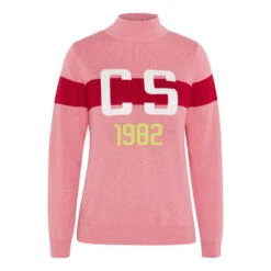 Chiemsee Rollkragenpullover Im Logo-Jacquard-Design