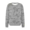 Chiemsee Sweatshirt Aus Baumwollmix Mit Label-Art-Muster