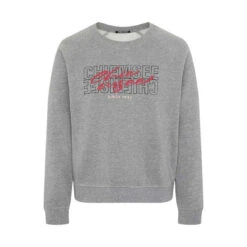 Chiemsee Sweatshirt Aus Baumwollmix Mit Label-Print