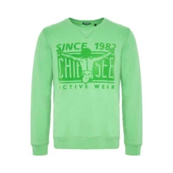 Chiemsee Sweatshirt Mit Tonalem Flockprint -Chiemsee sweatshirt mit tonalem flockprint 2