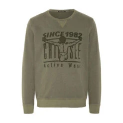 Chiemsee Sweatshirt Mit Tonalem Flockprint