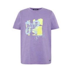 Chiemsee T-Shirt Aus Slub-Single-Jersey Mit Statement-Print