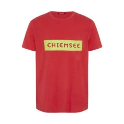 Chiemsee T-Shirt Mit Plakativem Markenschriftzug